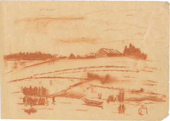 Павлов Семён Андреевич. На окраине села 